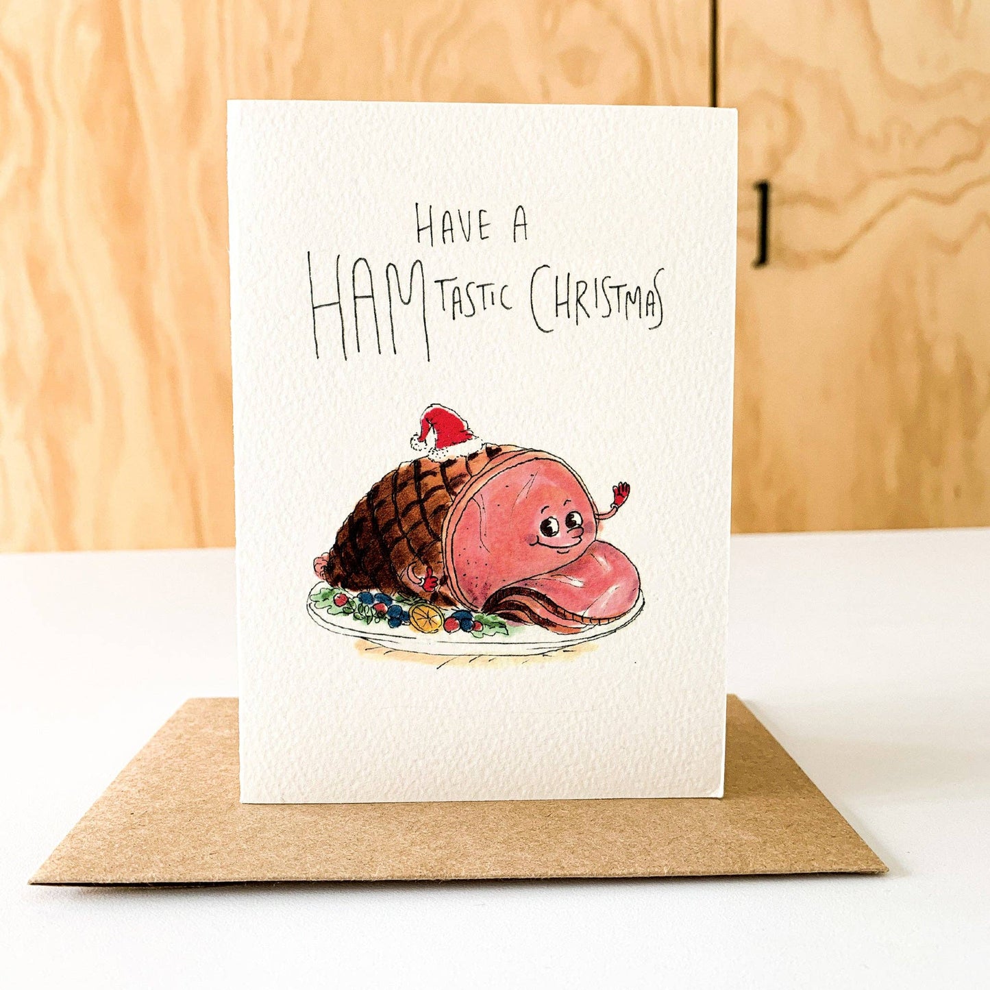 WELL DRAWN Have a HAMtastic Christmas