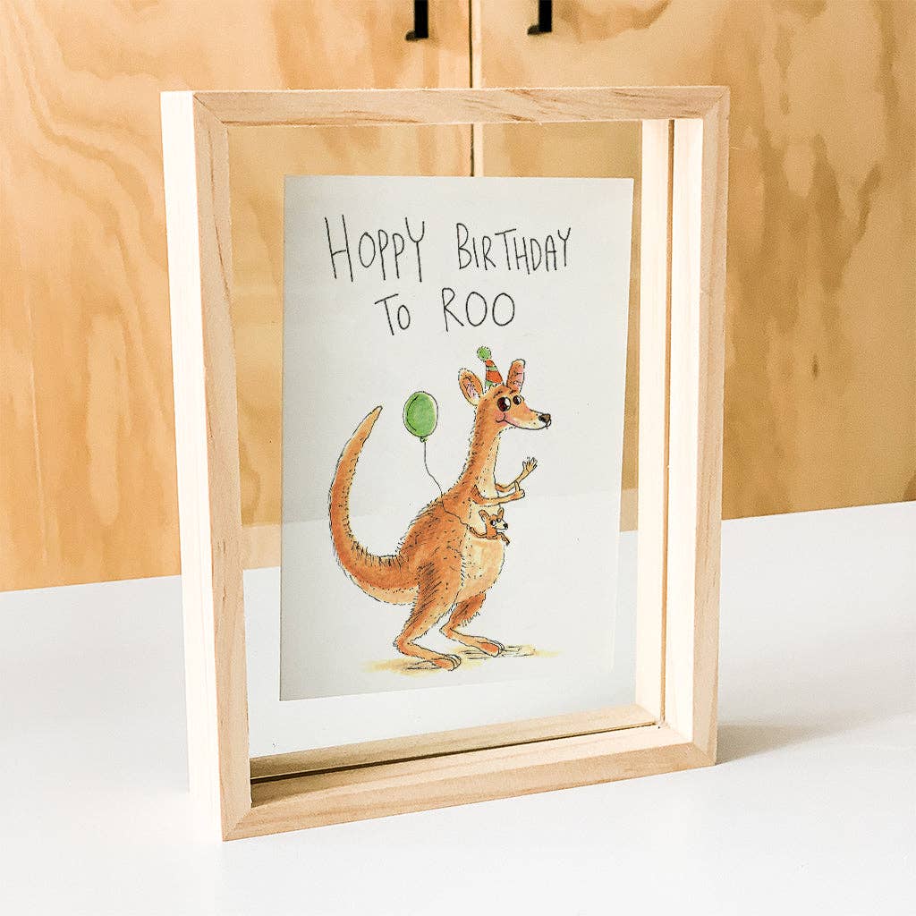 WELL DRAWN Hoppy Birthday To Roo