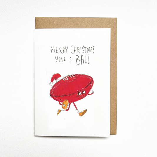 WELL DRAWN Merry Christmas, Have a Ball