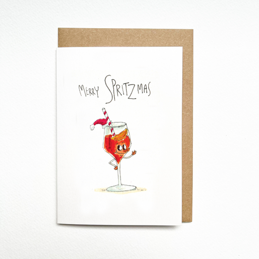 WELL DRAWN Merry Spritzmas