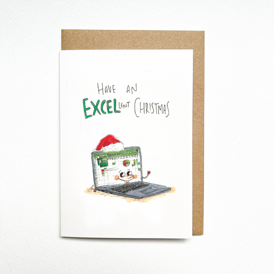 WELL DRAWN Have an Excellent Christmas