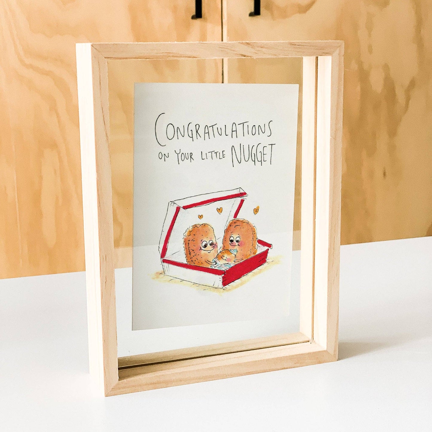 WELL DRAWN Congratulations on Your Little Nugget